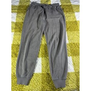 RicherPoorer Mens Fleece Jogger Sweatpants Gray Elastic Waist Size M